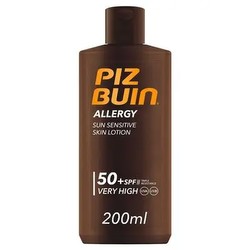 Piz Buin Allergy Sun Sensitive Skin Losjons SPF 50+ 200 ml Piz Buin Allergy Sun Sensitive Skin Losjons SPF 50+ 200 ml