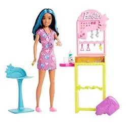 Mattel Barbie Skipper First Jobs rotaslietu stends spēļu komplekts (HKD78) Mattel Barbie Skipper First Jobs rotaslietu stends spēļu komplekts (HKD78)