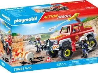 Playmobil Action Heroes Ugunsdzēsēju kravas auto (71824) Playmobil Action Heroes Ugunsdzēsēju kravas auto (71824)