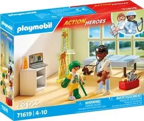 Playmobil Bērnu ārsts ar rotaļu lāci (71619) Playmobil Bērnu ārsts ar rotaļu lāci (71619)