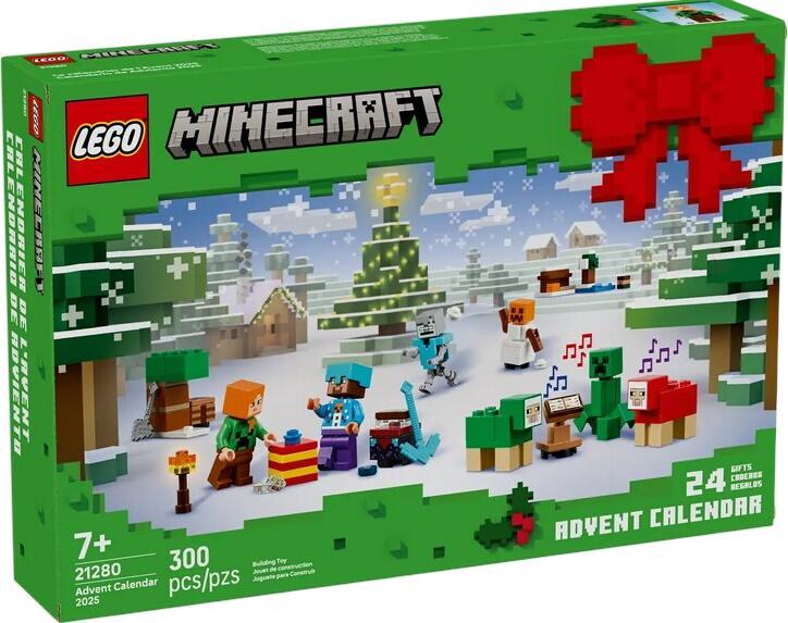LEGO Minecraft Adventes kalendārs 2025 (21280) LEGO Minecraft Adventes kalendārs 2025 (21280)