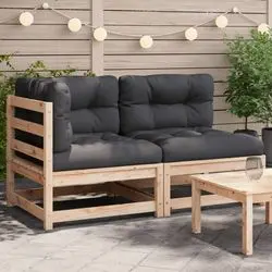 vidaXL Gartensofa ar spilveniem 2-vietīgs (838117) vidaXL Gartensofa ar spilveniem 2-vietīgs (838117)