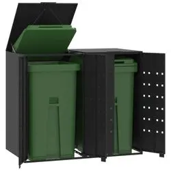 vidaXL Mülltonnenbox für 2 Tonnen 138 x 79 x 117 (3279982) vidaXL Mülltonnenbox für 2 Tonnen 138 x 79 x 117 (3279982)