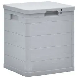 vidaXL Dārza uzglabāšanas kaste 90 L Gaiši pelēka (45683) vidaXL Dārza uzglabāšanas kaste 90 L Gaiši pelēka (45683)