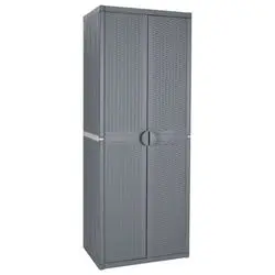 vidaXL Gartenschrank Braun 65x45x172 cm PP Koka-Optika (364063) vidaXL Gartenschrank Braun 65x45x172 cm PP Koka-Optika (364063)
