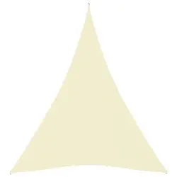 vidaXL Sonnensegel Trīsstūrveida 3x4x4 m Krēmkrāsas (135229) vidaXL Sonnensegel Trīsstūrveida 3x4x4 m Krēmkrāsas (135229)