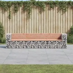 vidaXL Gartenbank aus Gabionen 287 x 71 x 65,5 cm vidaXL Gartenbank aus Gabionen 287 x 71 x 65,5 cm