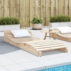 vidaXL Sonnenliege Masīvkoks Priede Duglāzija vidaXL Sonnenliege Masīvkoks Priede Duglāzija