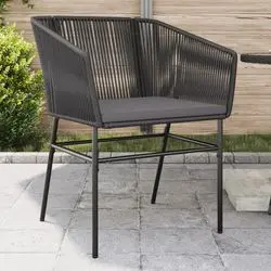 vidaXL Gartenstühle mit Kissen Poly Rattan 2 Stk. (369102) vidaXL Gartenstühle mit Kissen Poly Rattan 2 Stk. (369102)