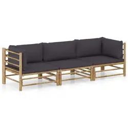 vidaXL Garten-Lounge-Set 3-tlg. (3058204) vidaXL Garten-Lounge-Set 3-tlg. (3058204)