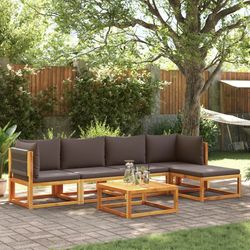 vidaXL Gartensofa komplekts 6-daļīgs (3278827) vidaXL Gartensofa komplekts 6-daļīgs (3278827)