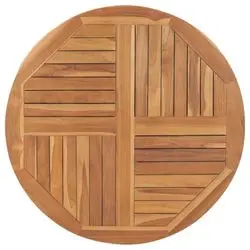 vidaXL Tischplatte Massivholz Teak Apaļš 2,5 cm 90 cm (48987) vidaXL Tischplatte Massivholz Teak Apaļš 2,5 cm 90 cm (48987)