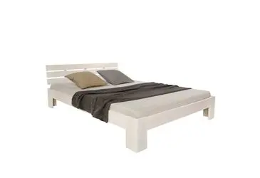 Homestyle4u Koka gulta ar līstēm 160 x 200 cm Homestyle4u Koka gulta ar līstēm 160 x 200 cm