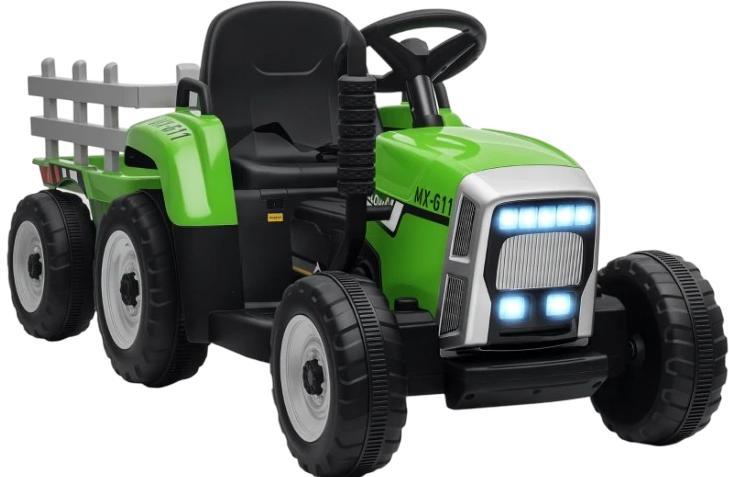 HOMCOM Elektriskais traktors ar piekabi HOMCOM Elektriskais traktors ar piekabi