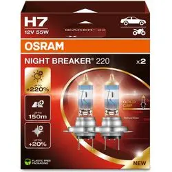 Osram Night Breaker 220 H7 (64210NB220-2HB) Osram Night Breaker 220 H7 (64210NB220-2HB)