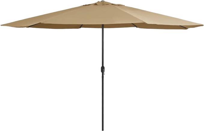 vidaXL Sonnenschirm ar metāla mastu 390 cm (47381)