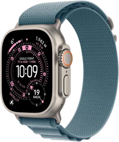 Apple Watch Ultra 3 GPS + Cellular 49 mm Titan ar Alpine Loop Medium Apple Watch Ultra 3 GPS + Cellular 49 mm Titan ar Alpine Loop Medium