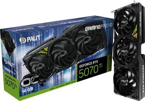 Palit GeForce RTX 5070 Ti GamingPro-S OC 16GB (NE7507TS19T2-GB2031U) Palit GeForce RTX 5070 Ti GamingPro-S OC 16GB (NE7507TS19T2-GB2031U)