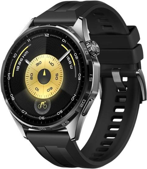 Huawei Watch GT 6 46 mm ar fluorelastomēra siksniņu (55020FTX) Huawei Watch GT 6 46 mm ar fluorelastomēra siksniņu (55020FTX)