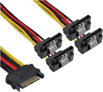 Inline SATA Strāvas-Y-Kabelis 0,3 m (29683X) Inline SATA Strāvas-Y-Kabelis 0,3 m (29683X)