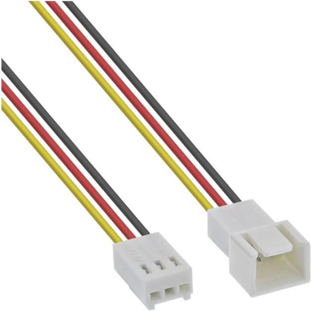 Inline Lüfterkabel pagarinājums 3pol Molex spraudnis 0,3 m (33328) Inline Lüfterkabel pagarinājums 3pol Molex spraudnis 0,3 m (33328)