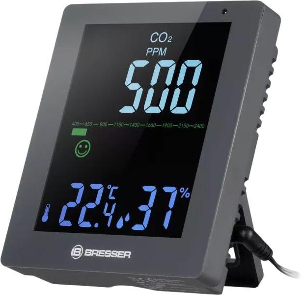 Bresser CO2-gaisa kvalitātes monitors Smile ar CO2 luksoforu (7004020QT5000) Bresser CO2-gaisa kvalitātes monitors Smile ar CO2 luksoforu (7004020QT5000)