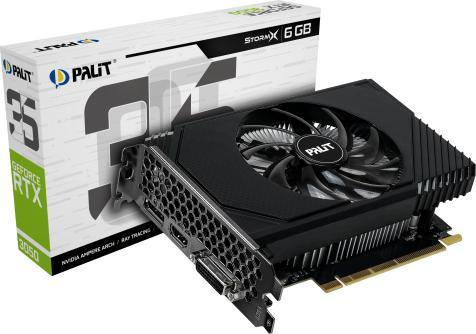 Palit GeForce RTX 3050 StormX 6GB (NE63050018JE-1070F) Palit GeForce RTX 3050 StormX 6GB (NE63050018JE-1070F)