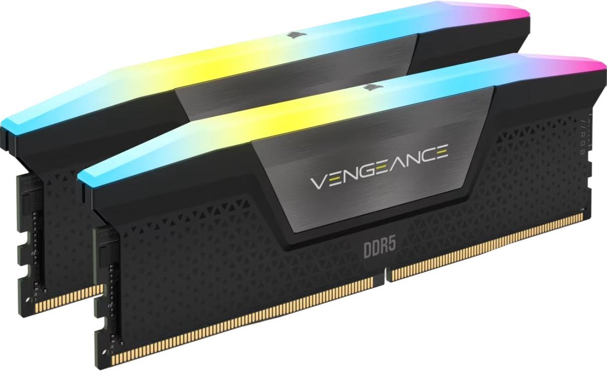 Corsair Vengeance RGB DDR5-5600 64GB komplekts (CMH64GX5M2B5600C40)