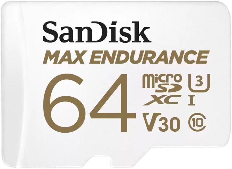 SanDisk Max Endurance R100/W40 microSDXC 64GB komplekts (SDSQQVR-064G) SanDisk Max Endurance R100/W40 microSDXC 64GB komplekts (SDSQQVR-064G)