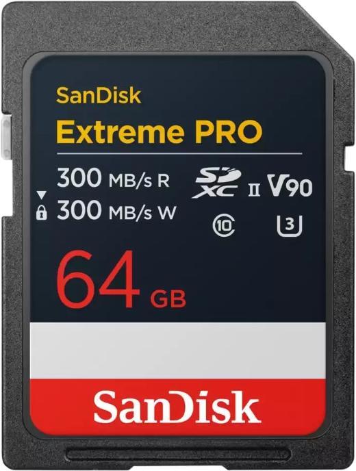 SanDisk Extreme PRO R300/W300 SDXC 64GB (SDSDXDM-064G-GN4IN) SanDisk Extreme PRO R300/W300 SDXC 64GB (SDSDXDM-064G-GN4IN)