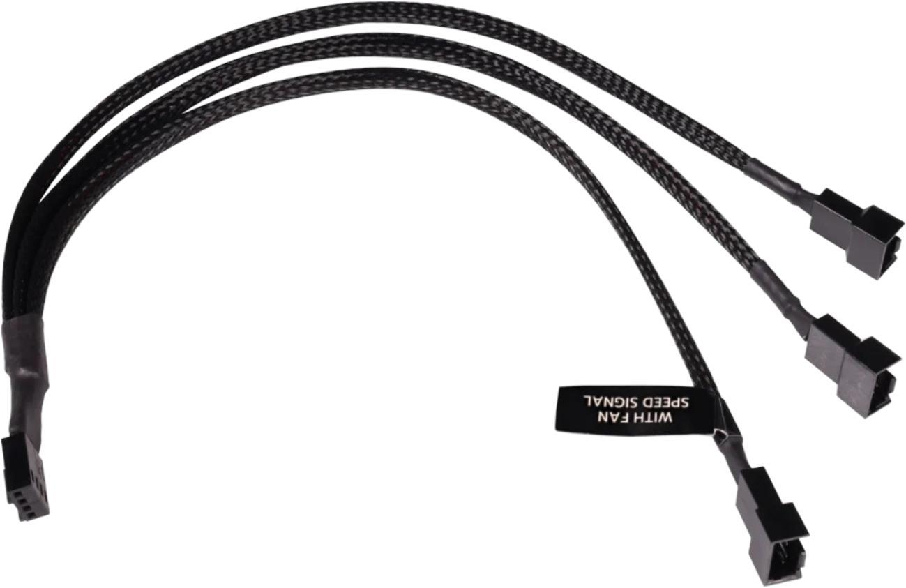 Alphacool Y-Splitter 4-Pin uz 3x 4-Pin PWM 30 cm (18680) Alphacool Y-Splitter 4-Pin uz 3x 4-Pin PWM 30 cm (18680)