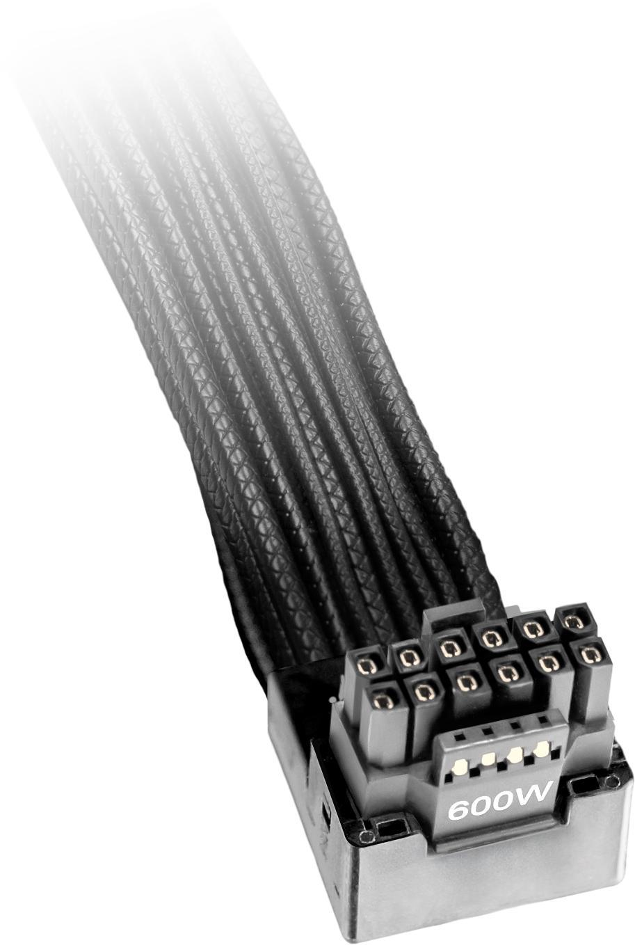 be quiet! 12V-2x6 / 12VHPWR 90° PCI-E Reversed Kabelis (BC074) be quiet! 12V-2x6 / 12VHPWR 90° PCI-E Reversed Kabelis (BC074)