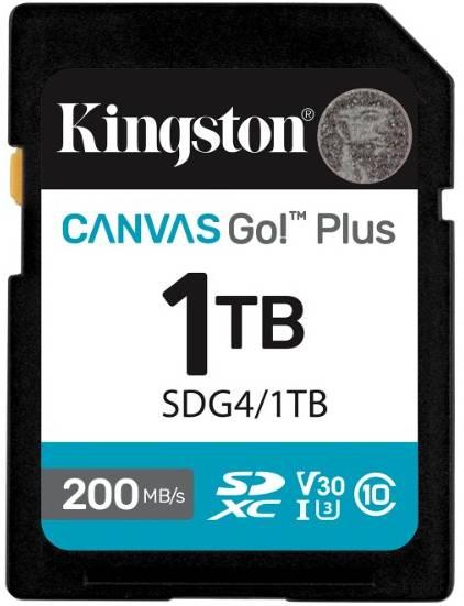 Kingston Canvas Go! Plus Gen4 R200/W160 SDXC 1TB (SDG4/1TB) Kingston Canvas Go! Plus Gen4 R200/W160 SDXC 1TB (SDG4/1TB)