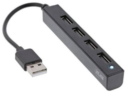 Inline Slim 4-Port Hub (33293K) Inline Slim 4-Port Hub (33293K)