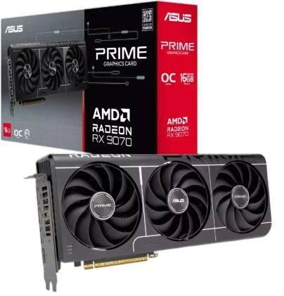 ASUS Prime Radeon RX 9070 OC EVO 16GB (90YV0MQ0-M0NA00)