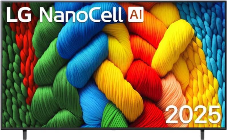 LG 75\" NanoCell AI NANO80 4K Smart TV 2025 75NANO80A6B