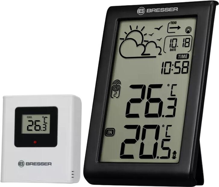 Bresser Meteo Temp W ar DCF radio signālu (7004210) Bresser Meteo Temp W ar DCF radio signālu (7004210)