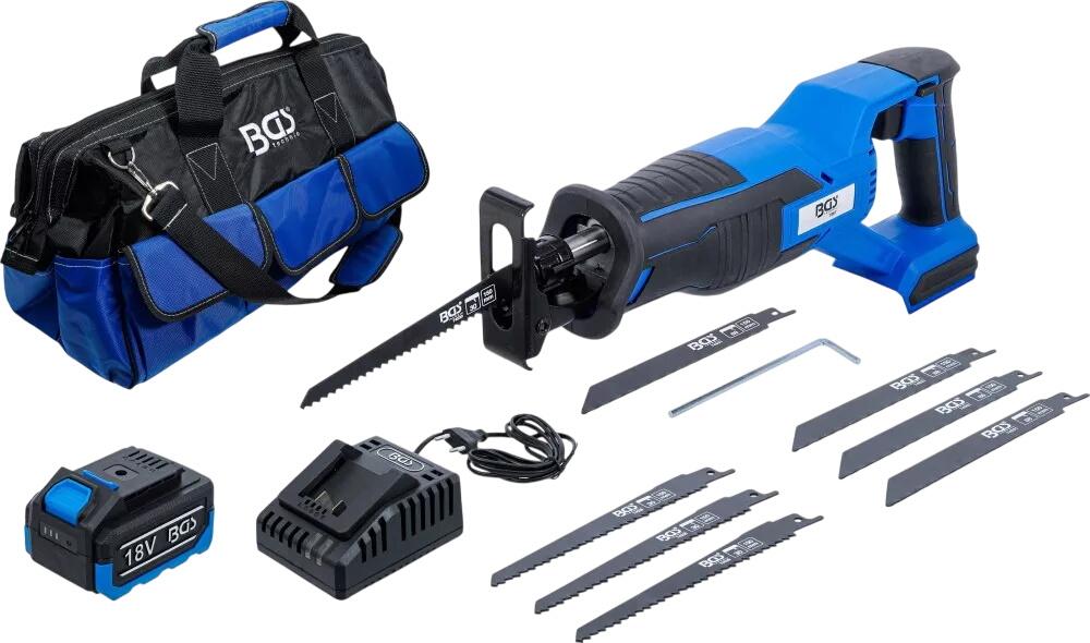 BGS Akumulatora zobenzāģa komplekts (7393) BGS Akumulatora zobenzāģa komplekts (7393)