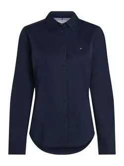 Tommy Hilfiger Regular Fit blūze ar izšūtu karogu (WW0WW43577) Tommy Hilfiger Regular Fit blūze ar izšūtu karogu (WW0WW43577)