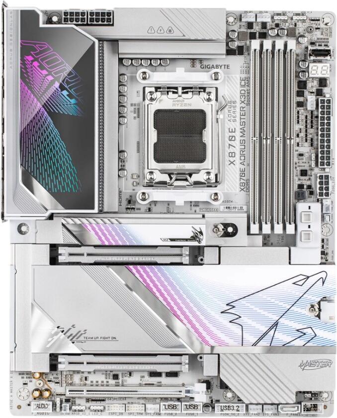 GIGABYTE X870E AORUS Master X3D ICE GIGABYTE X870E AORUS Master X3D ICE