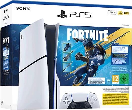 Sony Playstation 5 (PS5) Slim Disc Edition - Fortnite Erblühendes Chaos komplekts Sony Playstation 5 (PS5) Slim Disc Edition - Fortnite Erblühendes Chaos komplekts