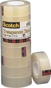 3M Scotch 5501933 Caurspīdīgs 550 (19 mm x 33 m) 8er 3M Scotch 5501933 Caurspīdīgs 550 (19 mm x 33 m) 8er