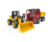 Bruder Kipp-LKW mit Radlader Fr 130 Bruder Kipp-LKW mit Radlader Fr 130