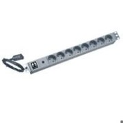 Online USV Systeme 19" USV-rozetes sliede 8-vietīga (KG10A8SCH-RACK) Online USV Systeme 19" USV-rozetes sliede 8-vietīga (KG10A8SCH-RACK)