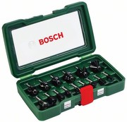 Bosch HM-Fräserset 15-tlg. (2607019469) Bosch HM-Fräserset 15-tlg. (2607019469)
