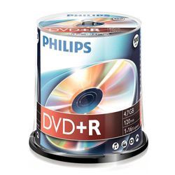 Philips DVD+R 4,7GB 16x 10er Spindel (DR4S6B00F) Philips DVD+R 4,7GB 16x 10er Spindel (DR4S6B00F)