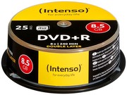 Intenso DVD+R 8,5GB 8x Ātrums 25er Intenso DVD+R 8,5GB 8x Ātrums 25er