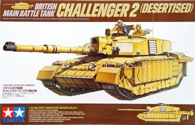 Tamiya Brit. tvertne Challenger 2 Tamiya Brit. tvertne Challenger 2