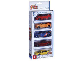 Bburago Street Fire 1:43 5er Dāvanu komplekts Bburago Street Fire 1:43 5er Dāvanu komplekts