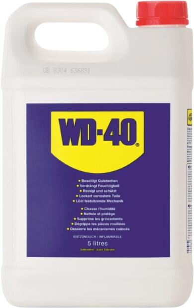 WD-40 Daudzfunkcionāla smērviela 5L ar izsmidzinātāju WD-40 Daudzfunkcionāla smērviela 5L ar izsmidzinātāju